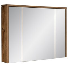 Hakano Koel - kylpyhuoneen kaappi. Mitat : 100 x 75 cm. Väri : ruskea. hinta ja tiedot | Kylpyhuonekaapit | hobbyhall.fi