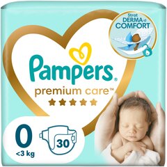 PAMPERS Premium Care vaipat koko 0, hinta ja tiedot | Vaipat | hobbyhall.fi