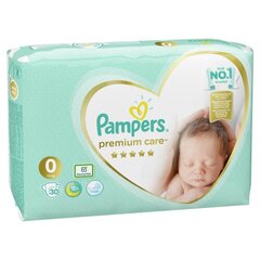 PAMPERS Premium Care vaipat koko 0, hinta ja tiedot | Vaipat | hobbyhall.fi