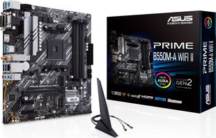 Asus PRIME B550M-A WIFI II hinta ja tiedot | Asus Tietokoneen komponentit | hobbyhall.fi