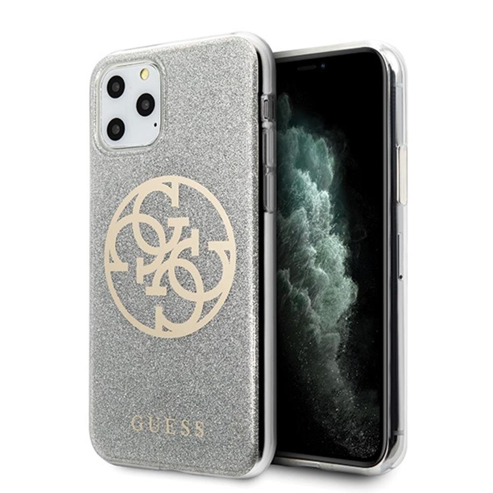 Guess GUHCN58PCUGLLG, sopii iPhone 11 Prolle, vaaleanharmaa hinta ja tiedot | Puhelimen kuoret ja kotelot | hobbyhall.fi