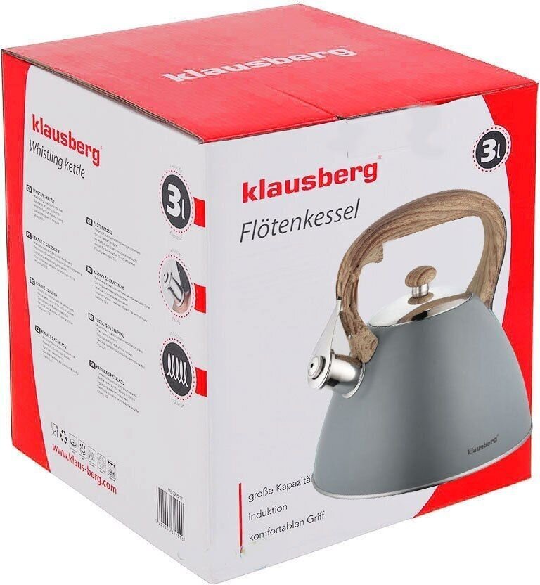 Vedenkeitin Klausberg KB-7297, 3 L hinta ja tiedot | Kahvipannut ja teekannut | hobbyhall.fi