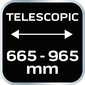 NEO Teleskooppiset oksasakset 15-253 665-965 mm hinta ja tiedot | Puutarhatyökalut | hobbyhall.fi