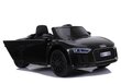 Yksipaikkainen sähköauto lapsille Big Audi R8 JJ2198, musta hinta ja tiedot | Lasten sähköautot | hobbyhall.fi