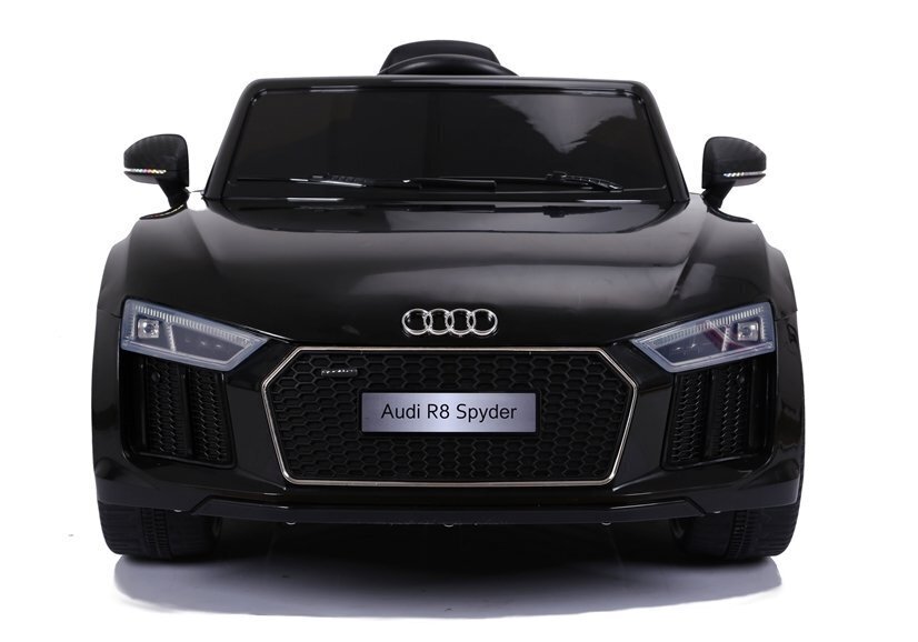 Yksipaikkainen sähköauto lapsille Big Audi R8 JJ2198, musta hinta ja tiedot | Lasten sähköautot | hobbyhall.fi