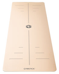 Gymstick Premium - joogamatto. Koko : 172 x 61 x 0,3 cm. Väri : beige. hinta ja tiedot | Joogamatot | hobbyhall.fi
