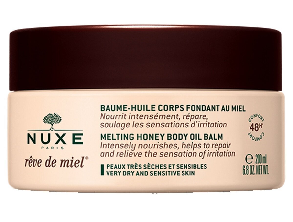 NUXE Reve de Miel Melting Honey Body Oil Balm vartalovoide 200 ml hinta ja tiedot | Vartalovoiteet ja -emulsiot | hobbyhall.fi