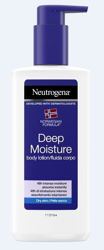 Neutrogena kosteuttava vartalovoide kuivalle iholle, 250 ml hinta ja tiedot | Vartalovoiteet ja -emulsiot | hobbyhall.fi