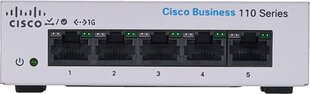 Reititin Cisco CBS110-5T-D-EU hinta ja tiedot | Verkkokytkimet | hobbyhall.fi