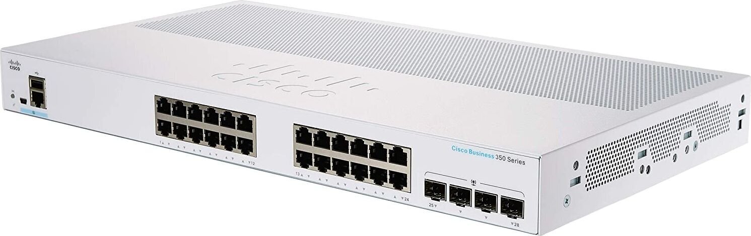 Reititin Cisco CBS350-24T-4G-EU hinta ja tiedot | Verkkokytkimet | hobbyhall.fi