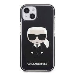 Karl Lagerfeld TPE Full Body Icon kotelo iPhone 13:lle, musta hinta ja tiedot | Puhelimen kuoret ja kotelot | hobbyhall.fi
