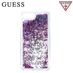 Guess GUHCP7GLUQPU Liquid Glitter Hard plastic back cover case -kotelo Apple iPhone 6 / 6S / 7 4.7inch Violetti hinta ja tiedot | Puhelimen kuoret ja kotelot | hobbyhall.fi