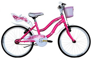 Lasten polkupyörä Coppi Lady Karina 2 20", pinkki hinta ja tiedot | Polkupyörät | hobbyhall.fi