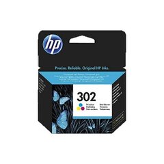 Kasetti HP Ink 302 F6U65AE -tulostimelle hinta ja tiedot | Mustekasetit | hobbyhall.fi