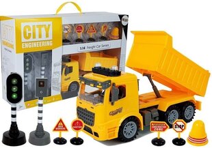 Kippiauto ja liikennemerkit hinta ja tiedot | Poikien lelut | hobbyhall.fi