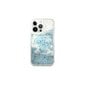 Guess kotelo iPhone 13 Mini 5.4" GUHCP13SLG4GBLblue hard case 4G Big Liquid Glitter hinta ja tiedot | Puhelimen kuoret ja kotelot | hobbyhall.fi