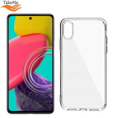 TakeMe Perfect Clear 2mm Transparent thin back case for Samsung Galaxy M53 5G (M536B) hinta ja tiedot | Puhelimen kuoret ja kotelot | hobbyhall.fi