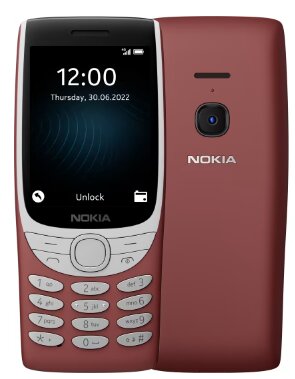 Nokia 8210 4G matkapuhelin (punainen) hinta ja tiedot | Matkapuhelimet | hobbyhall.fi