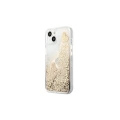 Guess kotelo iPhone 13 Mini 5.4" GUHCP13SGLHFLGO gold hard case Glitter Charms hinta ja tiedot | Puhelimen kuoret ja kotelot | hobbyhall.fi