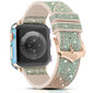 Kingxbar rannekoru Apple Watch 7/6/SE/5/4/3/2 - 45 mm/44 mm/42 mm, hopea hinta ja tiedot | Älykellojen ja aktiivisuusrannekkeiden lisätarvikkeet | hobbyhall.fi