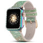Kingxbar rannekoru Apple Watch 7/6/SE/5/4/3/2 - 45 mm/44 mm/42 mm, hopea hinta ja tiedot | Älykellojen ja aktiivisuusrannekkeiden lisätarvikkeet | hobbyhall.fi