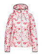 Luhta naisten kevät-syksy takki JACKLIN, valkoinen-vaaleanpunainen