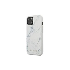 Guess kotelo iPhone 13 Mini 5,4" GUHCP13SPCUMAWH white hard case Marble hinta ja tiedot | Puhelimen kuoret ja kotelot | hobbyhall.fi
