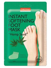 Purederm Instant Softening Foot Mask Hemp Seed jalkanaamio 1 pari hinta ja tiedot | Vartalovoiteet ja -emulsiot | hobbyhall.fi