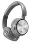 Swissten Trix Bluetooth 4.2 Headphones with FM / AUX / MicroSD / Grey hinta ja tiedot | Kuulokkeet | hobbyhall.fi