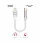 Swissten Lightning to Jack 3.5mm Audio Adapter for iPhone and iPad 15 cm Silver hinta ja tiedot | Adapterit | hobbyhall.fi