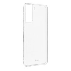 Roar Jelly Clear Anti-Bacteria Slim back cover case for Samsung Galaxy S21 FE (G990B) Transparent hinta ja tiedot | Puhelimen kuoret ja kotelot | hobbyhall.fi