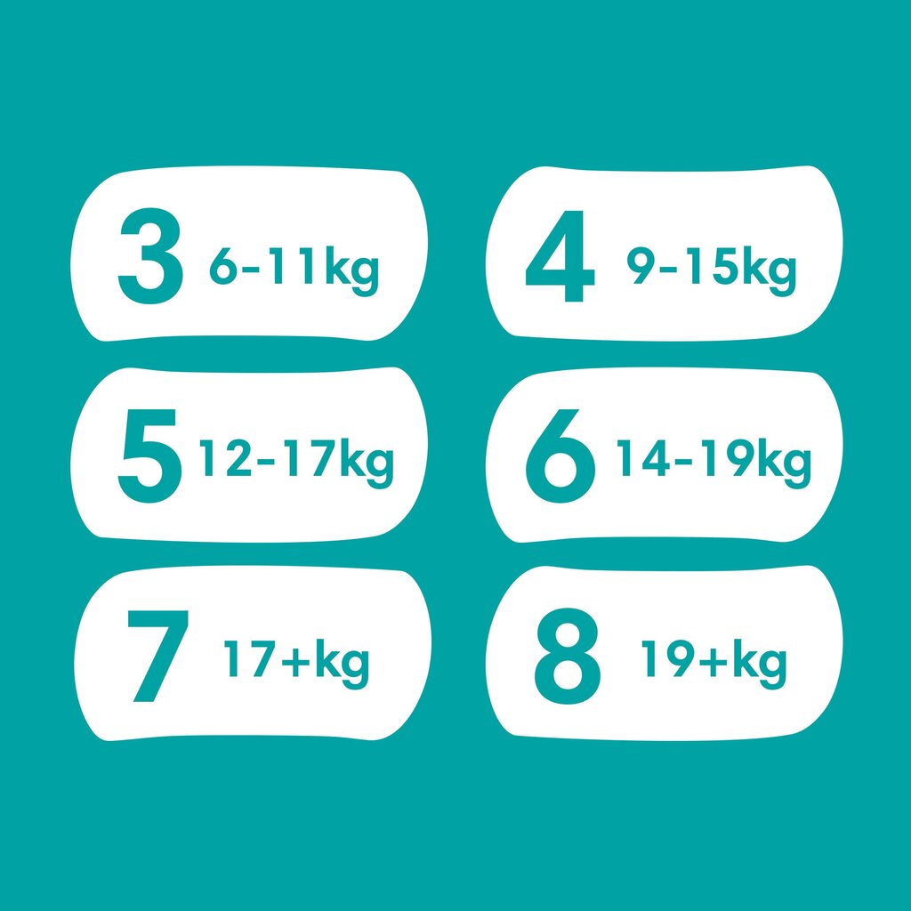 Pampers Housuvaipat, koko 6, 14-19 kg, 44 kpl. hinta ja tiedot | Vaipat | hobbyhall.fi