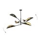 Emibig valaisin Lotus 6 Black/Gold hinta ja tiedot | Riippuvalaisimet | hobbyhall.fi