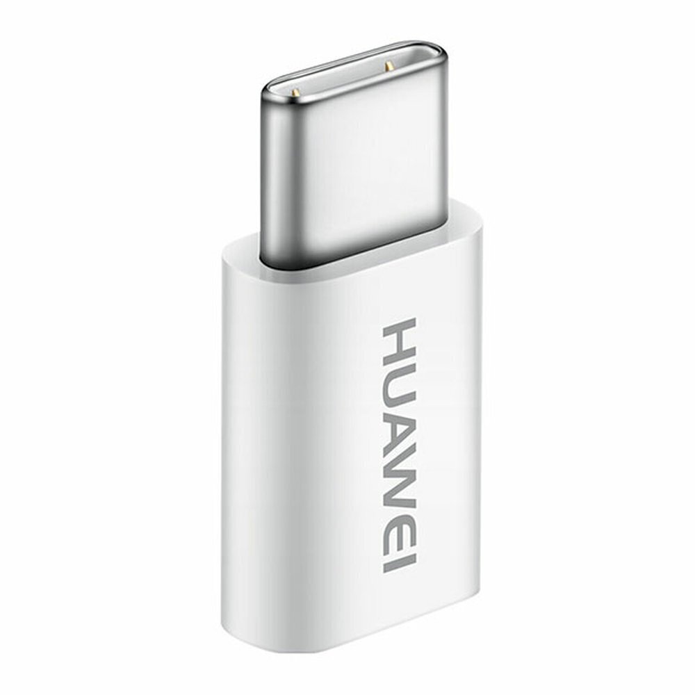 Huawei AP52 Micro USB–USB Type-C -adapteri 5V 2A Data Sync Charge, valkoinen hinta ja tiedot | Puhelinkaapelit | hobbyhall.fi