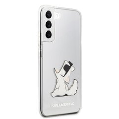 Karl Lagerfeld PC / TPU Choupette Eat Case suojakotelo Samsung Galaxy S22+ läpinäkyvä hinta ja tiedot | Puhelimen kuoret ja kotelot | hobbyhall.fi