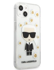 Karl Lagerfeld Ikonik Flower Case suojakuori iPhone 13 mini läpinäkyvä hinta ja tiedot | Karl Lagerfeld Matkapuhelimet ja tarvikkeet | hobbyhall.fi