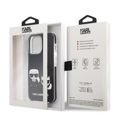 Karl Lagerfeld TPE Karl and Choupette Case suojakotelo iPhone 13 Pro Black hinta ja tiedot | Puhelimen kuoret ja kotelot | hobbyhall.fi