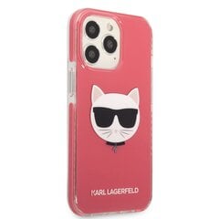 Karl Lagerfeld TPE Choupette Head Case suojakotelo iPhone 13 Pro Max Fuksia hinta ja tiedot | Puhelimen kuoret ja kotelot | hobbyhall.fi
