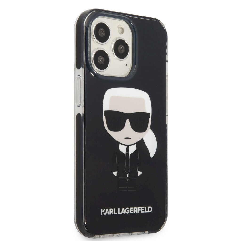 Karl Lagerfeld TPE Full Body Ikonik Case suojakuori iPhone 13 Pro Black hinta ja tiedot | Puhelimen kuoret ja kotelot | hobbyhall.fi