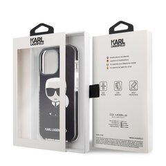 Karl Lagerfeld TPE Full Body Ikonik Case suojakuori iPhone 13 Pro Black hinta ja tiedot | Puhelimen kuoret ja kotelot | hobbyhall.fi