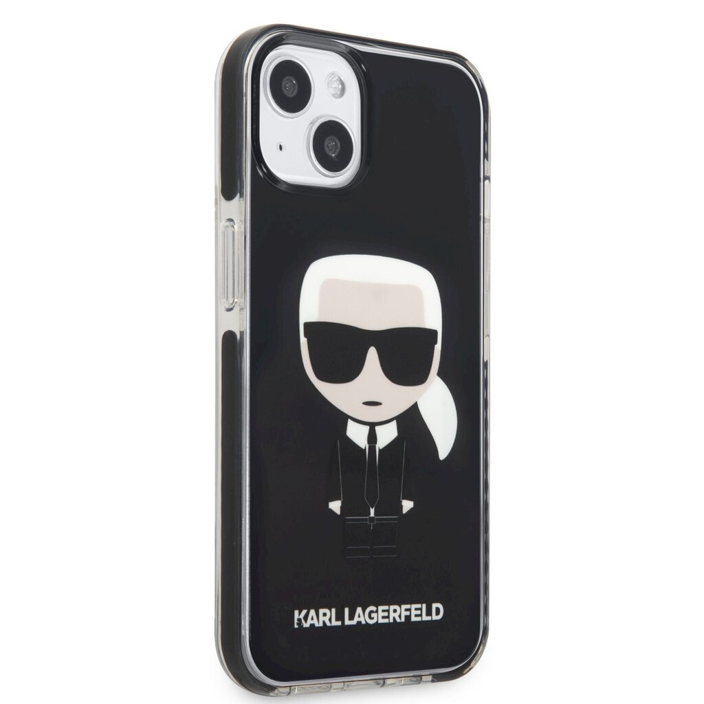 Karl Lagerfeld TPE Full Body Ikonik Case suojakuori iPhone 13 mini Black hinta ja tiedot | Puhelimen kuoret ja kotelot | hobbyhall.fi