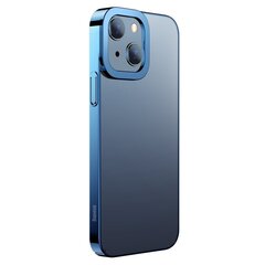 Baseus Glitter Hard PC Case Transparent Electroplating Cover for iPhone 13 blue (ARMC000603) hinta ja tiedot | Puhelimen kuoret ja kotelot | hobbyhall.fi