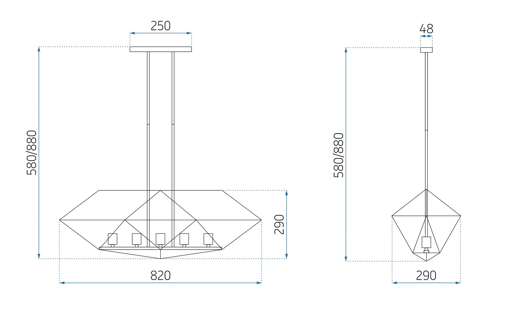 Kattovalaisin Nexus hinta ja tiedot | Riippuvalaisimet | hobbyhall.fi