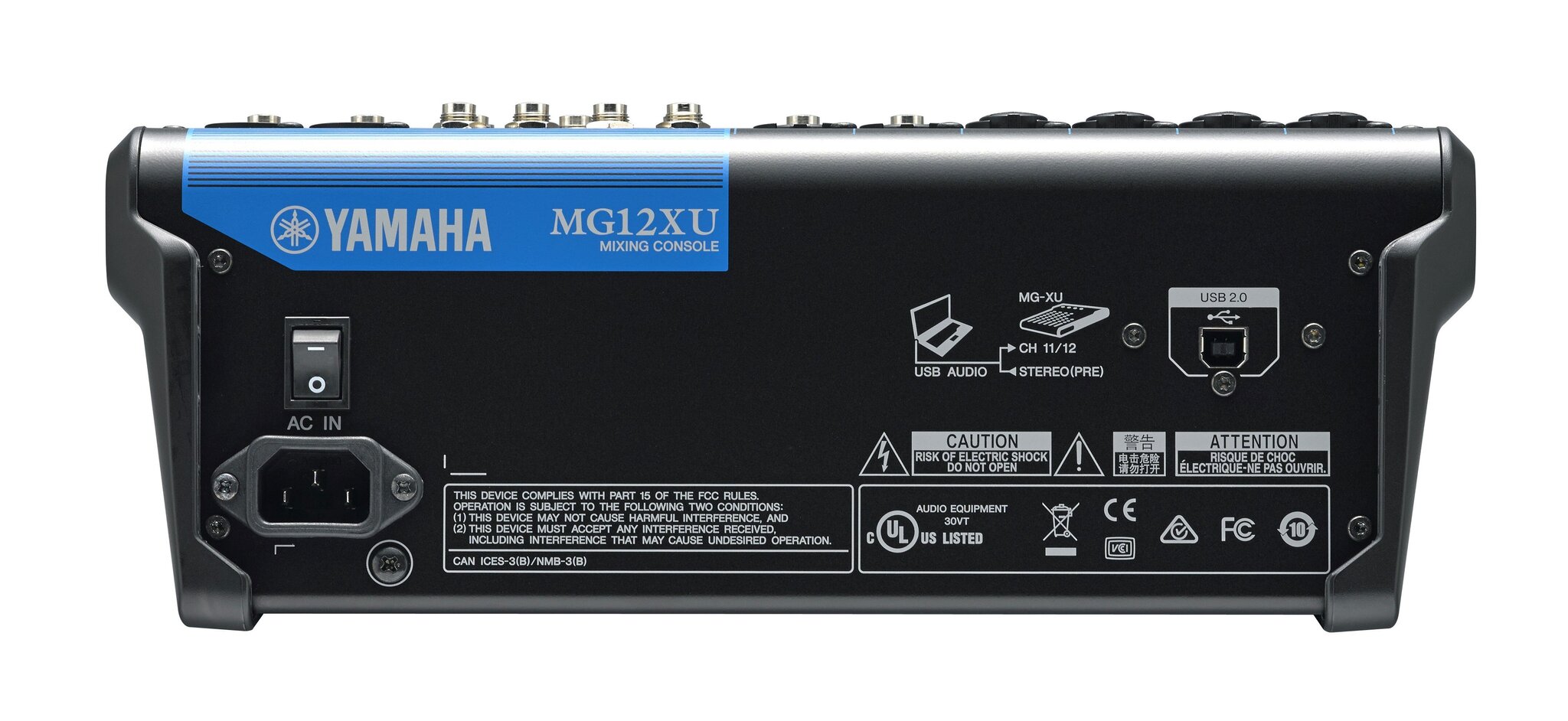 Äänipöytä Yamaha MG12XU hinta ja tiedot | Soittimien lisätarvikkeet | hobbyhall.fi
