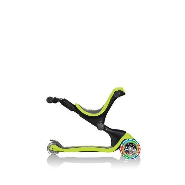 Lasten potkulauta Globber GO UP Deluxe Lights Lime Green hinta ja tiedot | Potkulaudat | hobbyhall.fi