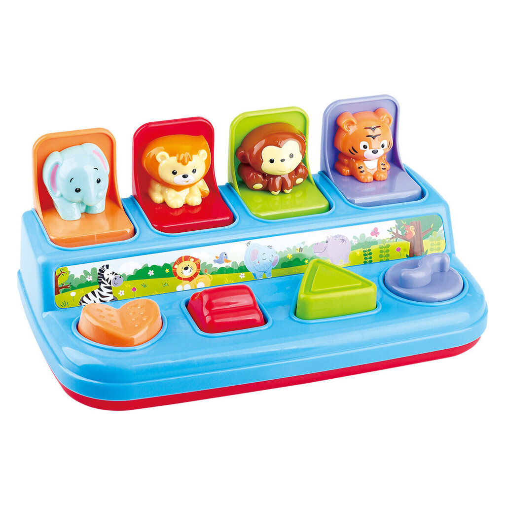 Educational Toy Hide & Pop Safari Friends Play Go Infant & Taapero, 2463 hinta ja tiedot | Vauvan lelut | hobbyhall.fi