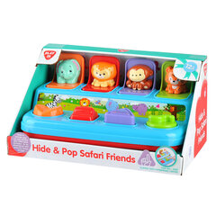 Educational Toy Hide & Pop Safari Friends Play Go Infant & Taapero, 2463 hinta ja tiedot | Vauvan lelut | hobbyhall.fi