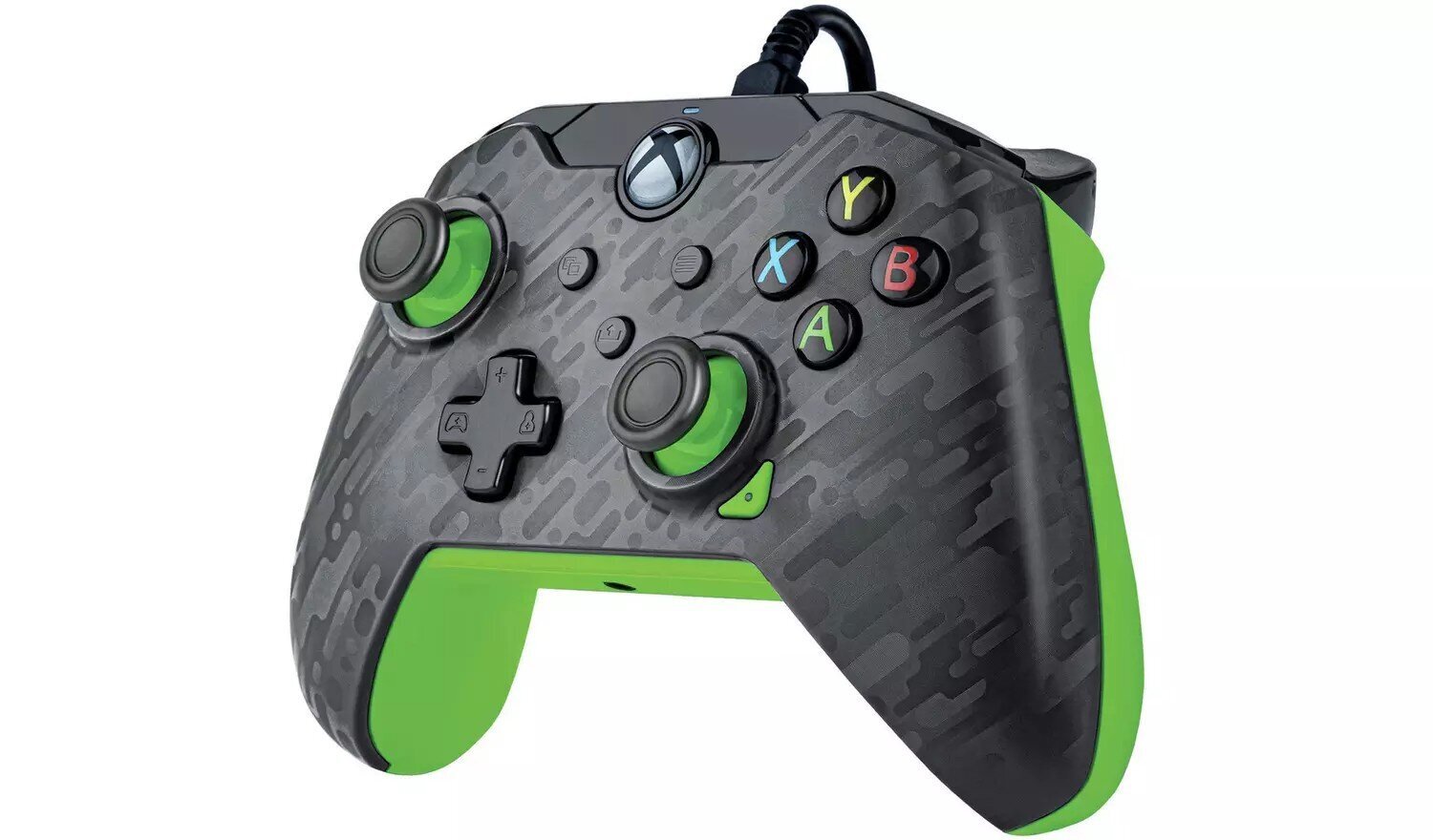 PDP Wired Controller Xbox Series X Carbon - Neon ( Green ) hinta ja tiedot | Pelikonsolitarvikkeet | hobbyhall.fi