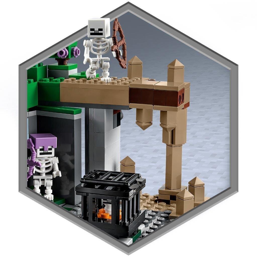 21189 LEGO® Minecraftin luurankoluola hinta ja tiedot | LEGOT ja rakennuslelut | hobbyhall.fi