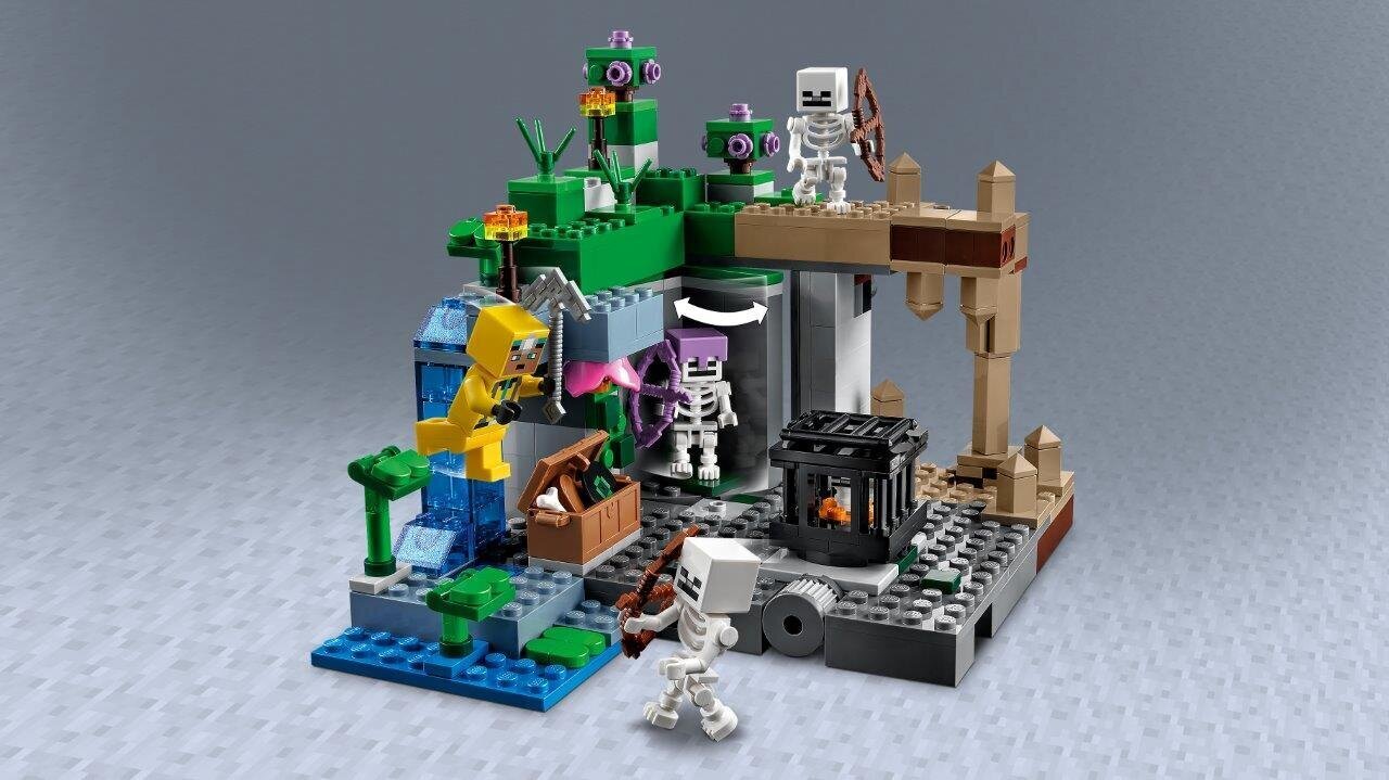 21189 LEGO® Minecraftin luurankoluola hinta ja tiedot | LEGOT ja rakennuslelut | hobbyhall.fi